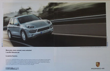 Pubblicità Advertising Italian Clipping 2012 MACCHINA AUTO PORSCHE CAYENNE