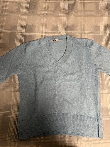 Maglione zara azzurro uomo - maglione,