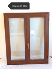Coppia finestre in legno usate