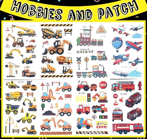 Temporary tattoo trucks plane - tattoo,