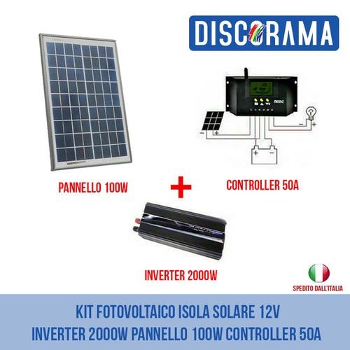 Kit fotovoltaico isola solare - fotovoltaico,
