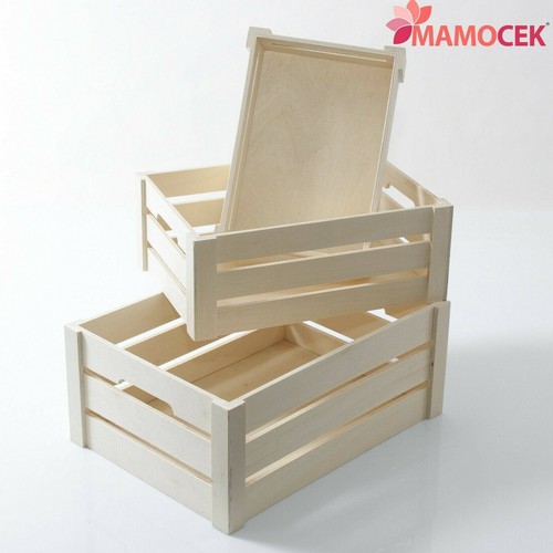 Cassetta legno vassoio - legno, doghe