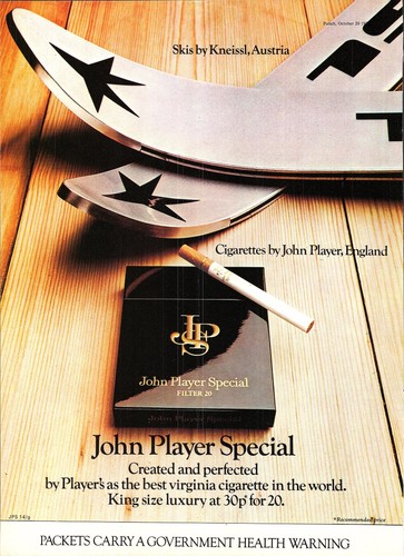 1971 advert jps - 1971, player