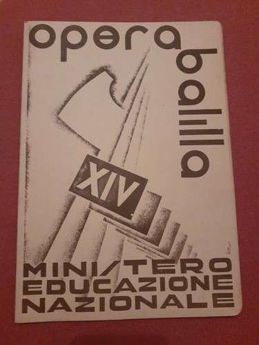 Pagella fascista opera balilla - opera,