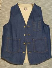 Gilet jeans selvedge denim