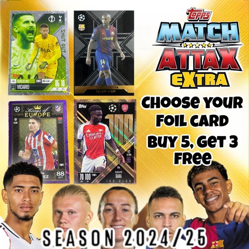 Topps match attax extra 25 - attax, 24/25