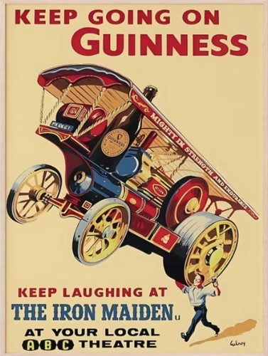 Guinness insegna vintage - guinness,