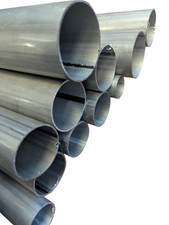 Tubo acciaio alluminato specifico scarico marmitta 1 METRO VARI DIAMETRI