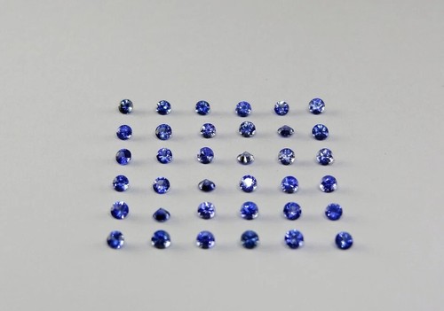 Lotto zaffiro blu naturale