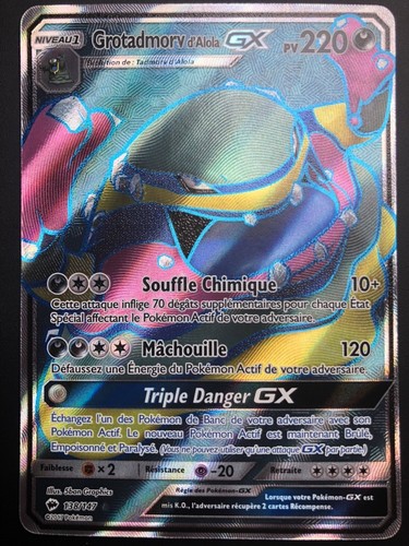 Carte pokemon grotadmorv - carte,