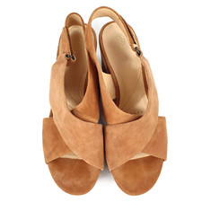 Sandali Clarks tacco marrone