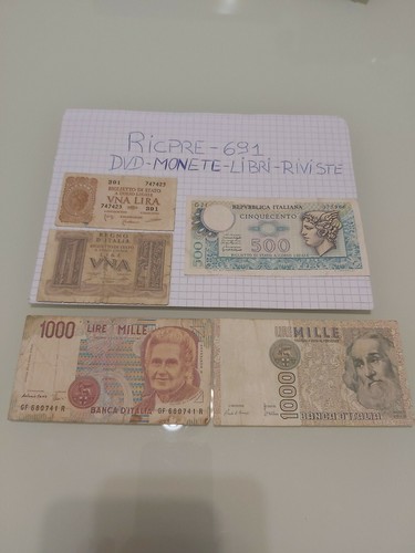 Lotto cartamoneta - cartamoneta, 1