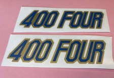 KIT ADESIVI FIANCHETTI HONDA CB 400 FOUR SUPER SPORT BLU/ORO AD990024