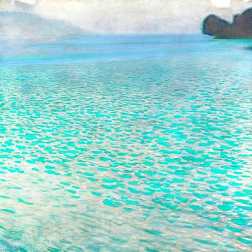 Quadro gustav klimt attersee - quadro,