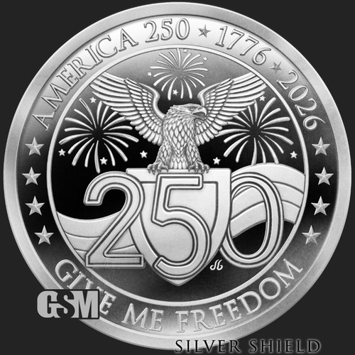 2026 silver shield america 250 - silver,