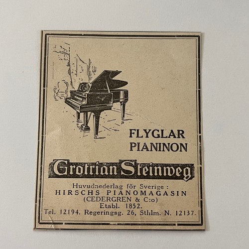 Flyglar pianinon grotrian - flyglar,