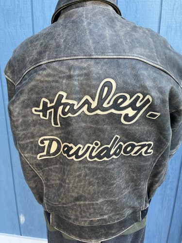 Giacca pelle moto harley - pelle,