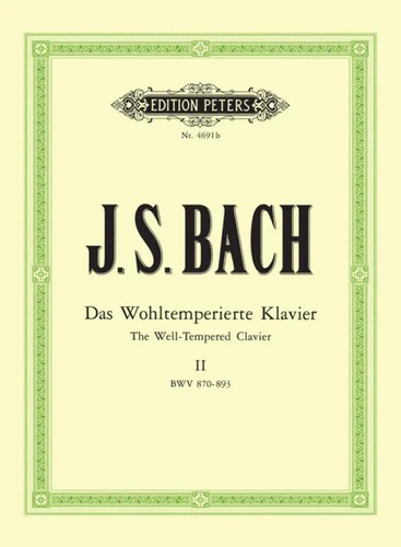 Bach the well tempered - bach, well-tempered
