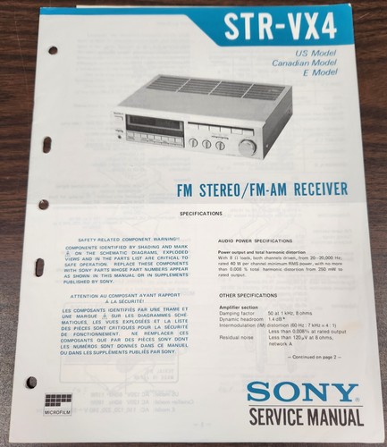 Sony str vx4 ricevitore - sony,