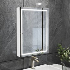Mobile Specchio Bagno con specchio a LED 70x50cm con presa antiappannamento