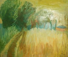 Dipinto ad olio espressionista