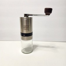 Macinacaffè a manovella portatile piccolo campeggio esterno con 6 impostazioni grossolane