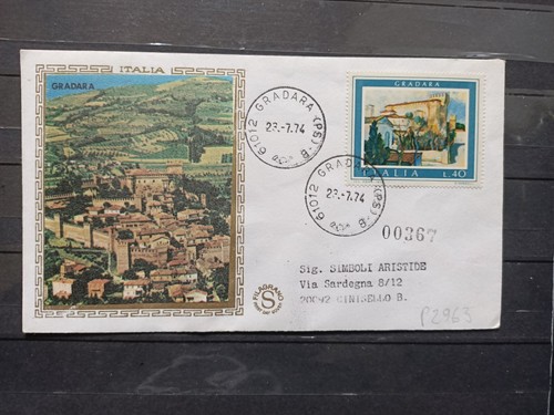 1974 fdc italia repubblica - 1974,