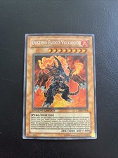 YU GI OH CARTA DESTINO FUOCO VULCANICO RARA SEGRETA CT04-IT004 ED LIMITATA DECK