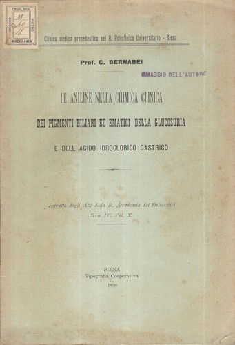 Aniline nella chimica - le,