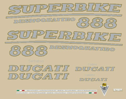 Ducati 888 superbike serie - 888,