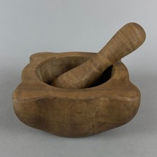 Mortaio Con Pestello Legno