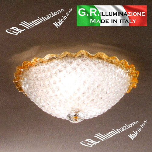 Plafoniera classica vetro - in,