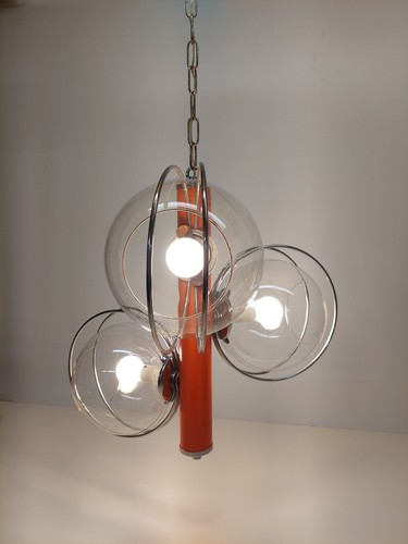 Lampadario space age anni - lampadario,