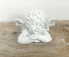 Stampo in calcestruzzo, intonaco, resina e altro, figura di cherubino