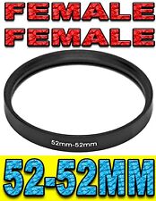 FEMMINA FEMMINA 52MM-52MM ANELLO ADATTATORE INTERNO RING 52-52MM FEMALE FEMALE 