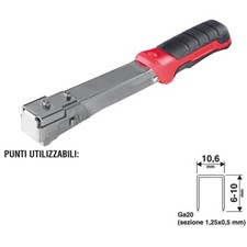 VALEX FISSATRICE GRAFFETTATRICE MANUALE MARTELLO 200 PUNTI 6MM 200 8MM 1455644