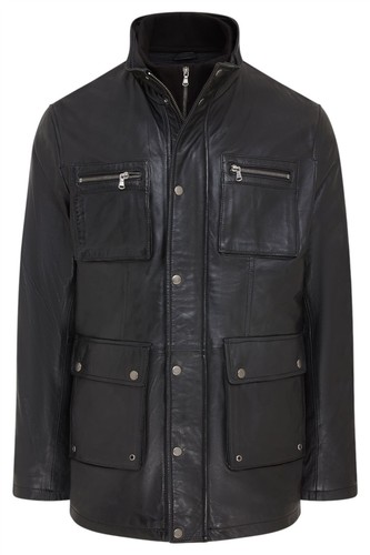 Giacca militare vera pelle - giacca,