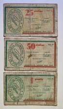 3x Billete Local / Municipal