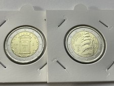 Due monete 2 Euro ITALIA 2025 Amerigo  Vespucci e Giubileo - 2 € Commemorativi