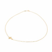 Collana croce orizzontale -
