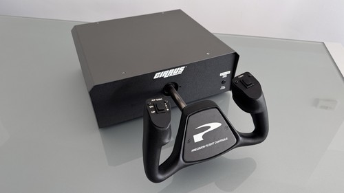 Flight simulator joystick - simulator,
