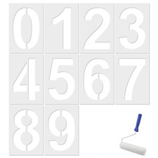 10 Pezzi Stencil Numeri, 20cm