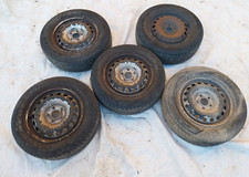 5 cerchio renault kangoo II 2008/2013 gomme ruote 195 / 65 / 15