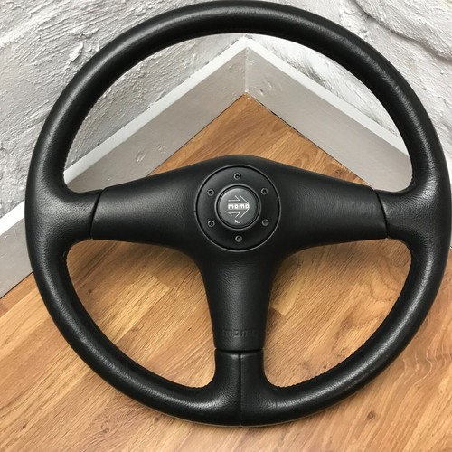 Volante momo pelle nera - volante, in