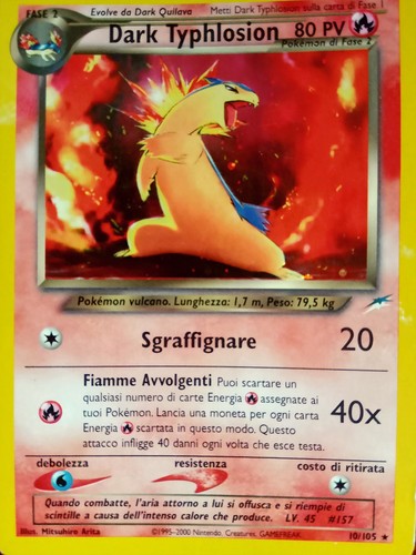 Dark typhlosion holo - dark, neo