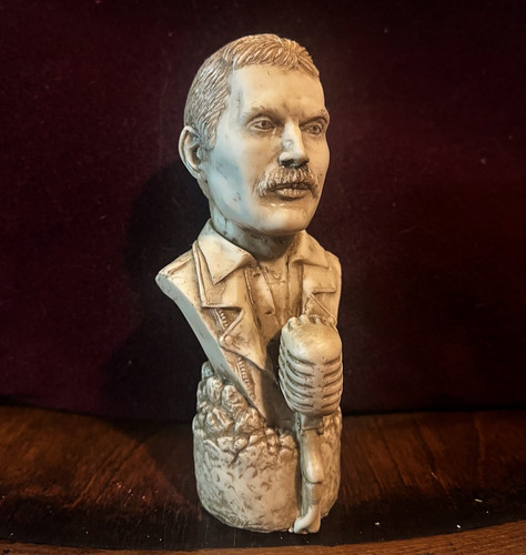 Freddie mercury busto rock - mercury, pop