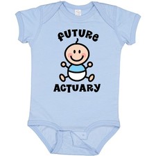 Inktastic Future Actuary Baby