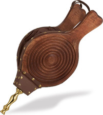 Soffietto per Camino a Legna, Mantice per Stufa L: 47 Cm, Design Rustico, Access