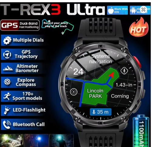 Smartwatch rex pro gps - smartwatch, 3