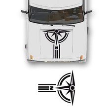 Adesivi cofano Bussola Nord
